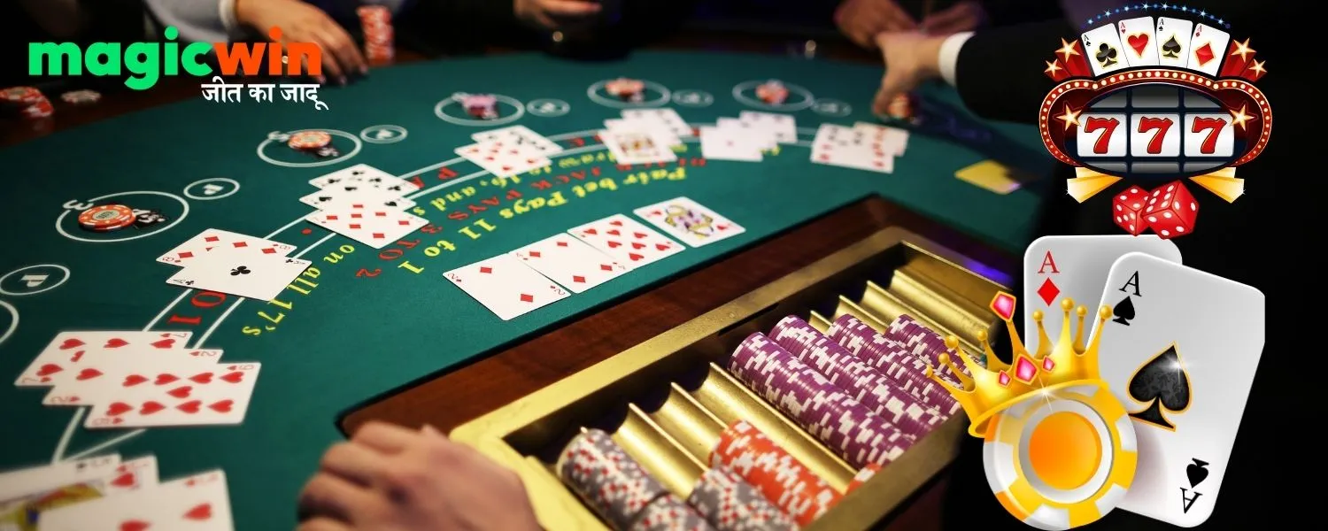 Magic Win hero banner displaying app features and online betting platform graphics