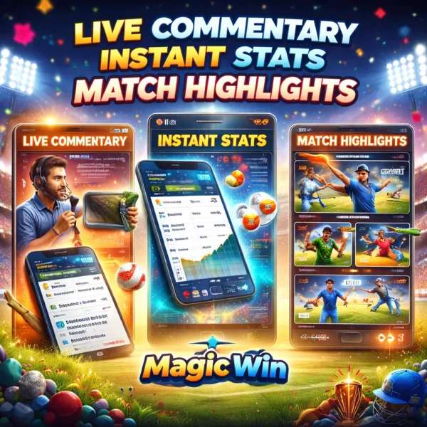 Live commentary instant stats and match highlights during T20 World Cup Live on Magic Win