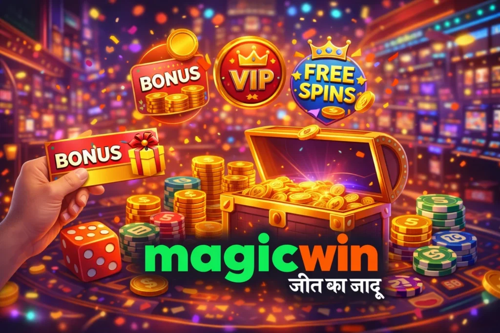 Magic Win casino bonuses promotions free spins VIP rewards online gambling