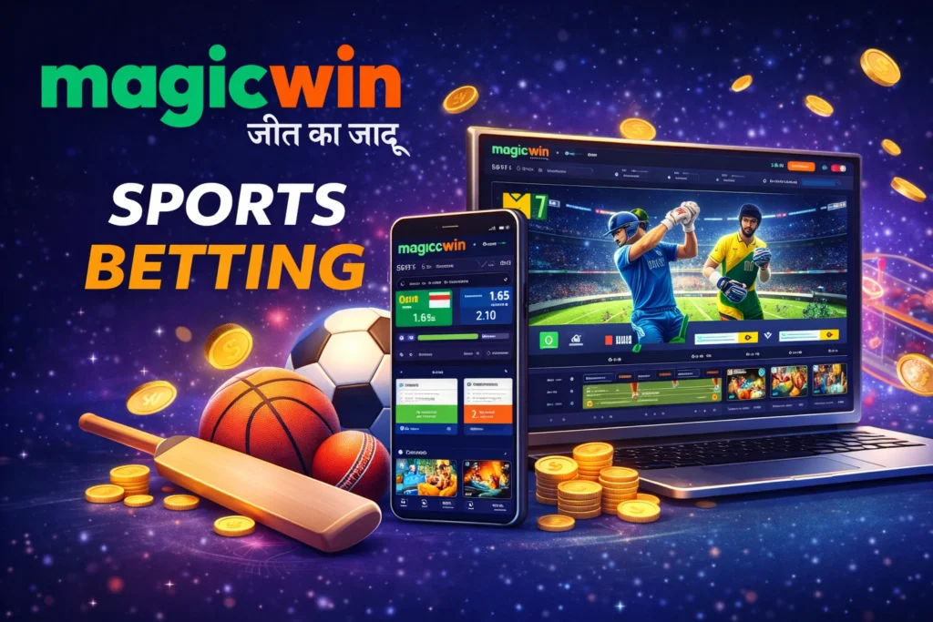 Magic Win sports betting and online games gambling platform interface