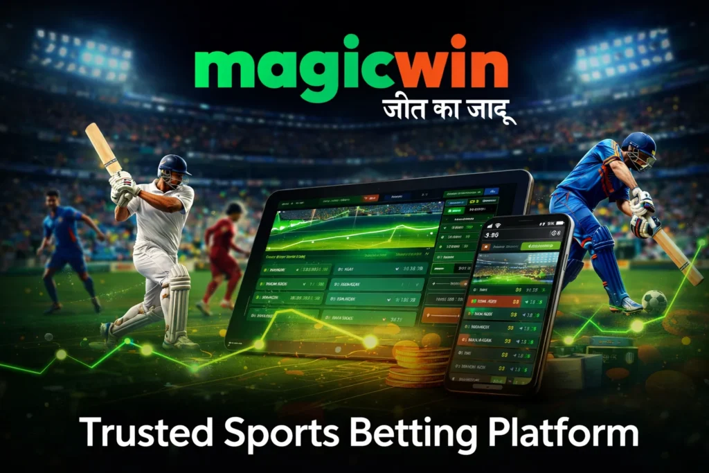Live betting interface on Magic Win sports betting platform with real-time odds