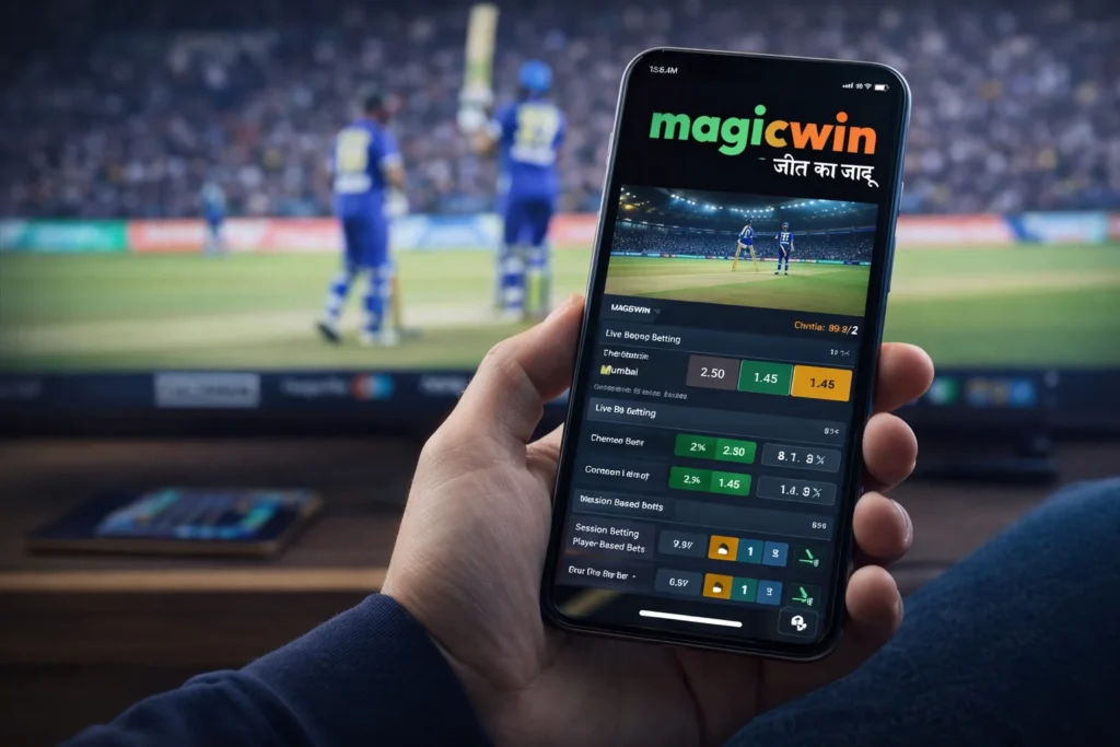 Cricket football and casino games available on Magic win Online Betting Features