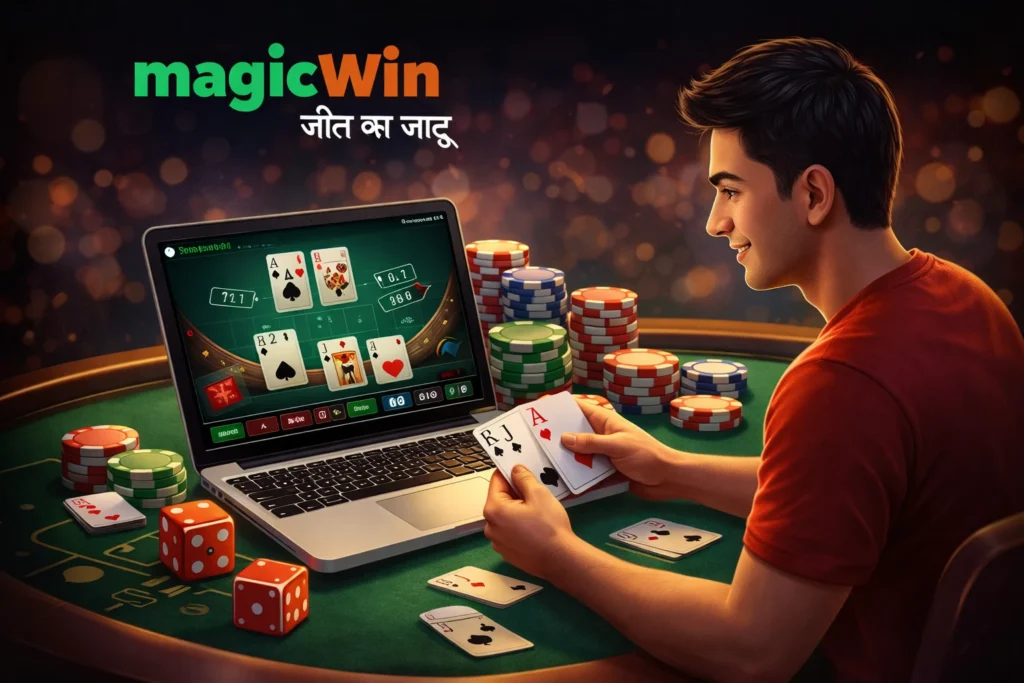 step by step guide to start playing table games on Magic Win platform