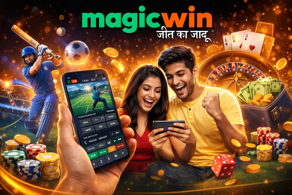 Live gambling strategies on Magic Win showing users analyzing bets and winning through smart decisions