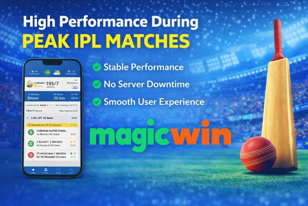 High performance IPL Cricket ID Magic Win peak match time
