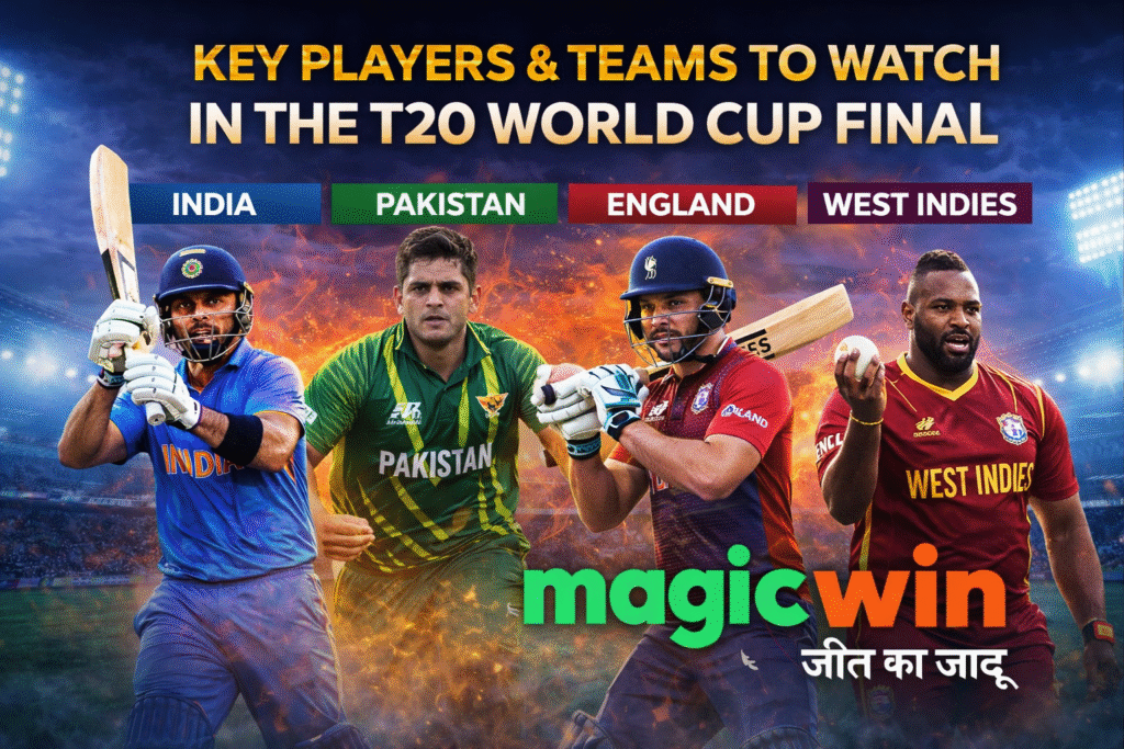 Key players and teams to watch during the T20 World Cup Final cricket match