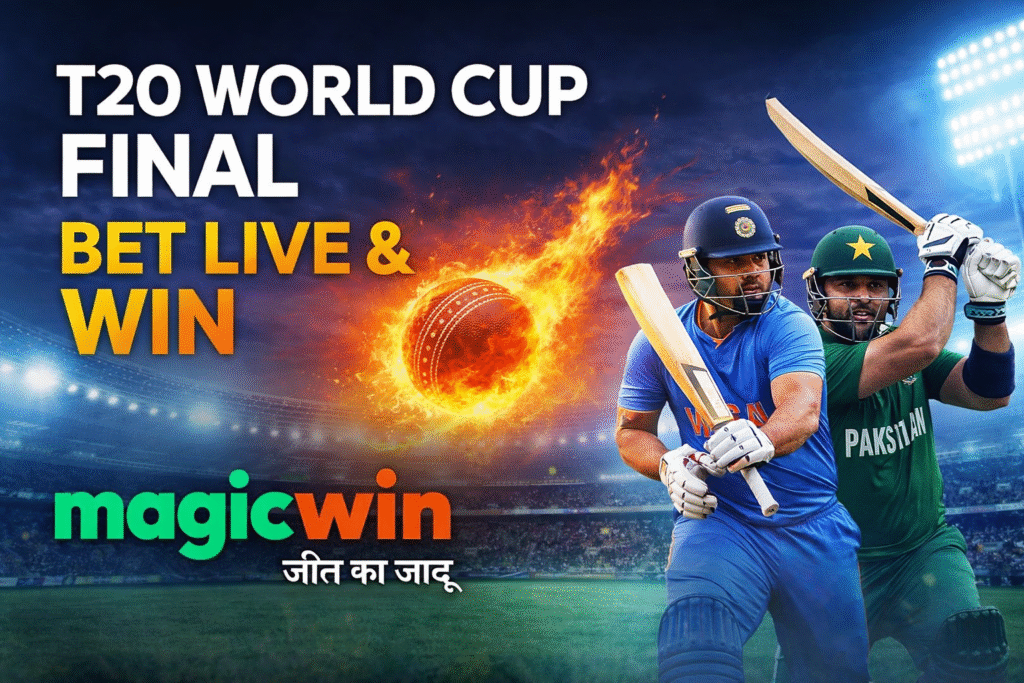 T20 World Cup Final live betting guide with Magic Win cricket betting platform