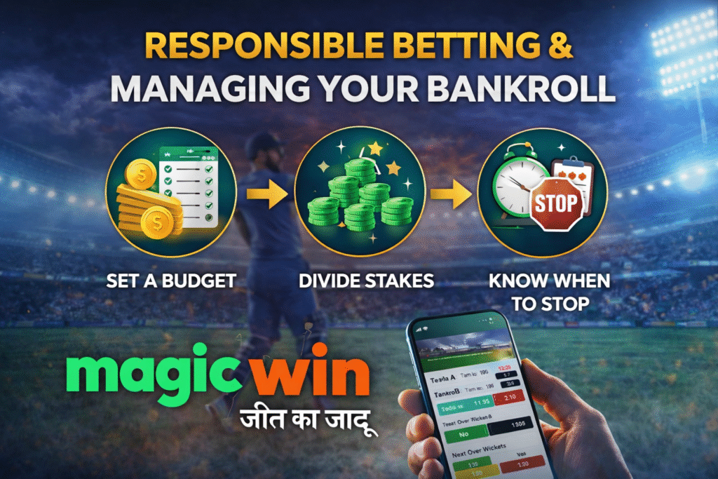 Responsible betting and bankroll management tips for T20 World Cup Final betting